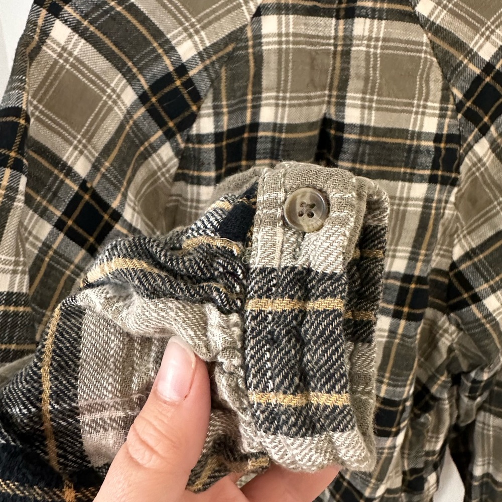 American eagle size small flannel button down shi… - image 5